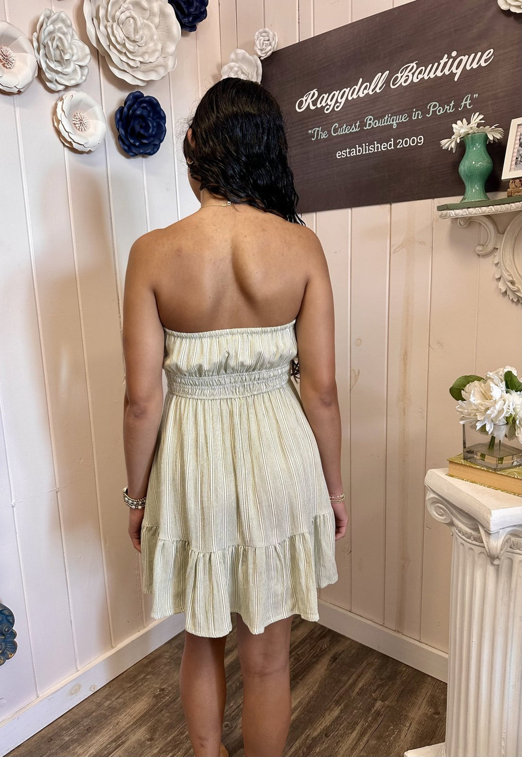 Noah Dress in Khaki