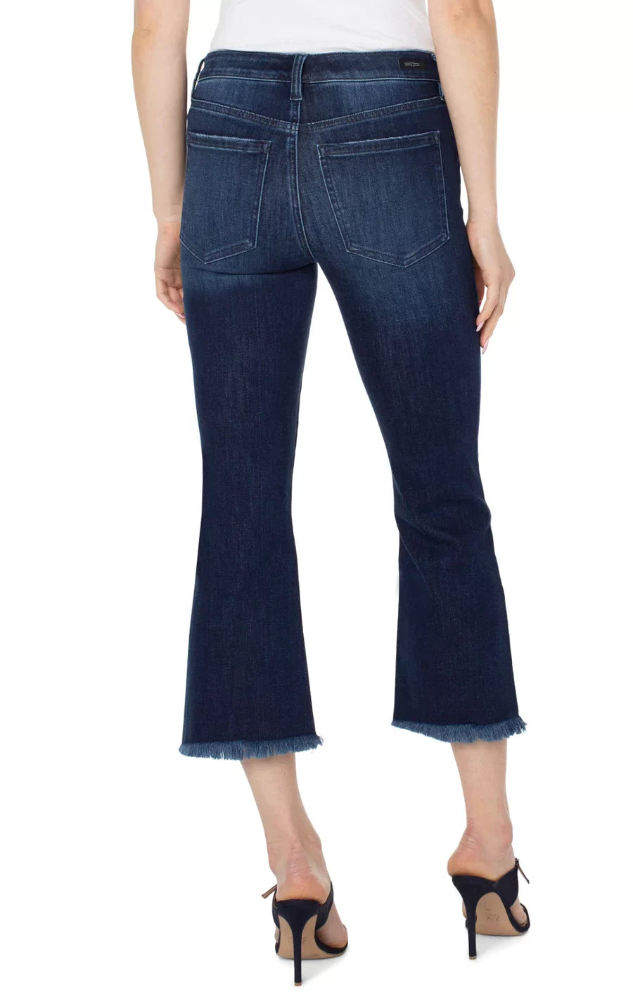 LP HANNAH CROP FLARE featuring a stylish back view, perfect for trendy coastal style from Raggdoll Boutique.