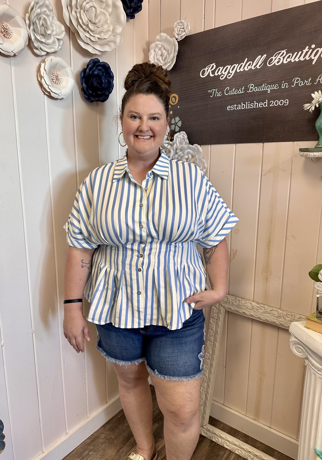 Cameron Top in Plus