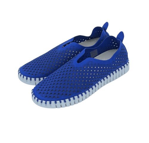 BLUE WEB TULIPS by ILSE JACOBSEN 139 lightweight shoes perfect for coastal fashion from Raggdoll Boutique.