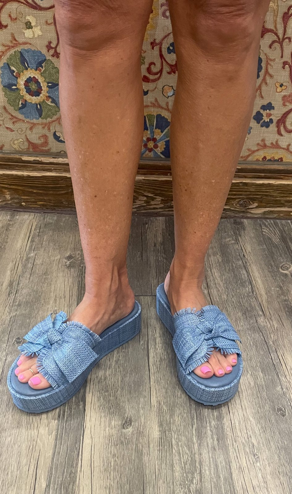 Marina Blue Sandal by Matisse, perfect for beach dresses and tropical vacation looks at our coastal boutique.