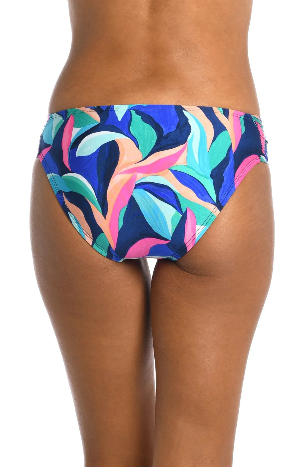 PAINTED SIDE SHIRRED BOTTOMS from Raggdoll Boutique featuring vibrant coastal colors and trendy design.