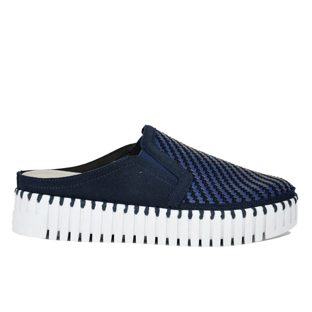 Dark Indigo Flats Slip-Ons by Ilse Jacobsen 660A
