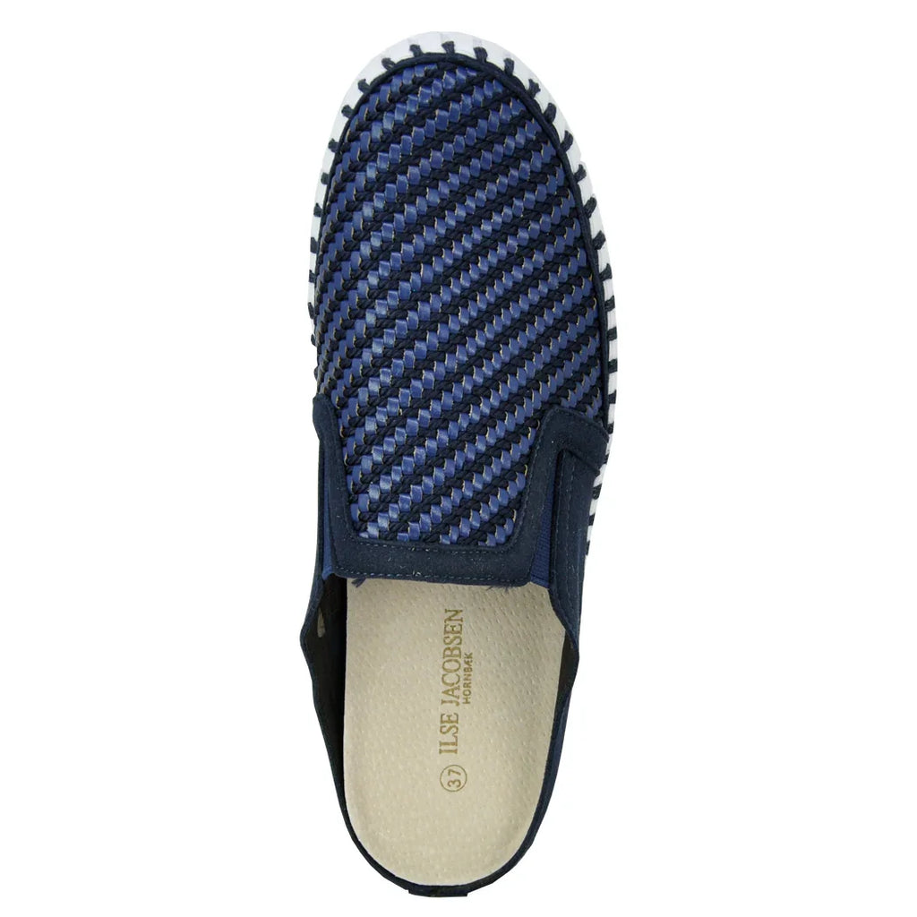 Dark Indigo Flats Slip-Ons by Ilse Jacobsen 660A