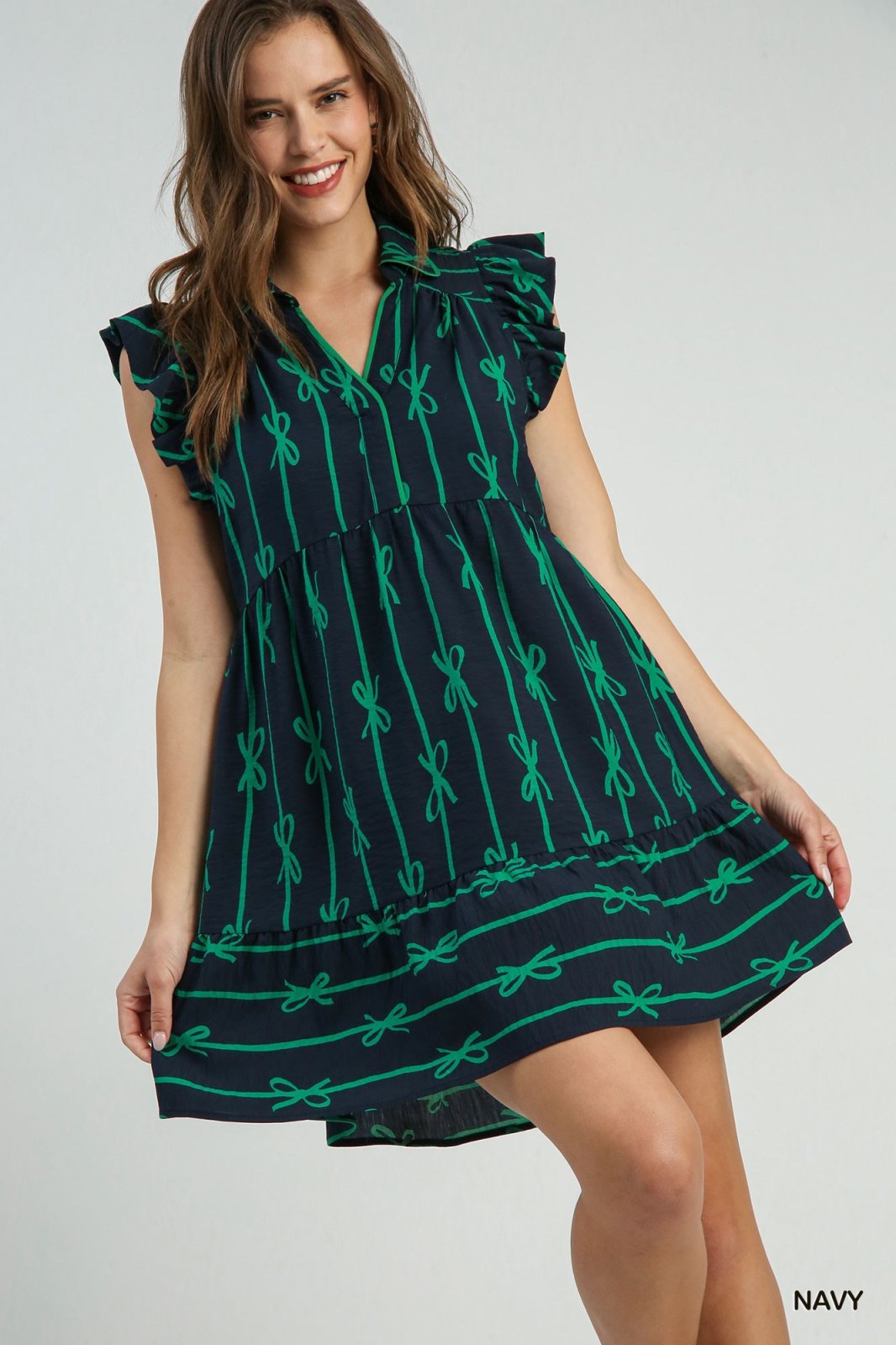 Ribbons and Bows Dress from Raggdoll Boutique showcases a trendy coastal style, perfect for summer outfits Texas.