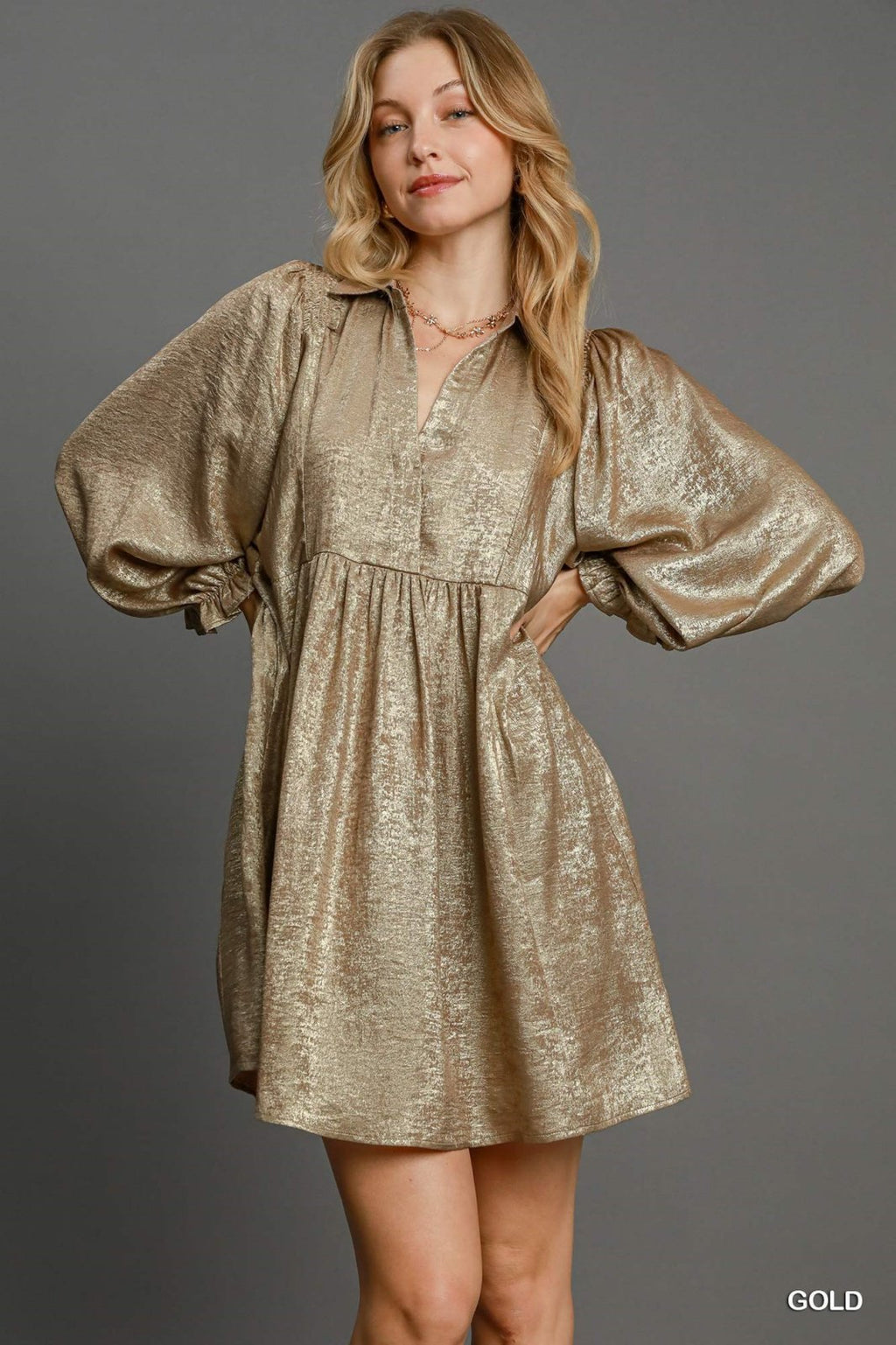 Nora Dress in gold, perfect for coastal boutique clothing and tropical vacations, ideal for women's fashion and beach dresses.