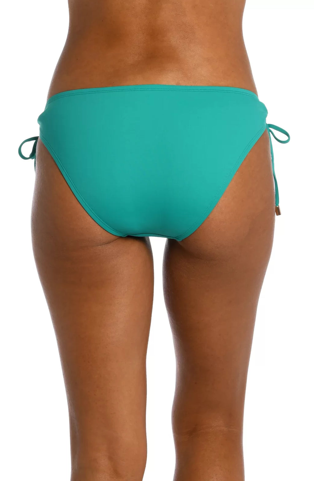 LA BLANCA LOOPED BOTTOMS WITH TIES AND GOLD DETAIL from Raggdoll Boutique in Port Aransas.