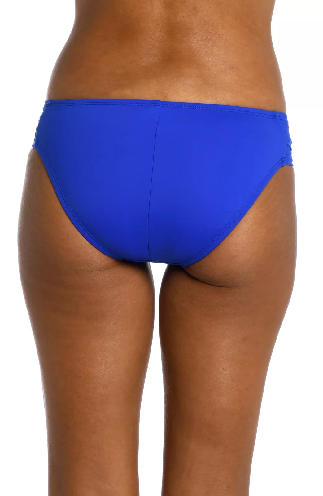 SAPPHIRE HIPSTER BOTTOMS in vibrant blue, perfect for summer outfits at Raggdoll Boutique.