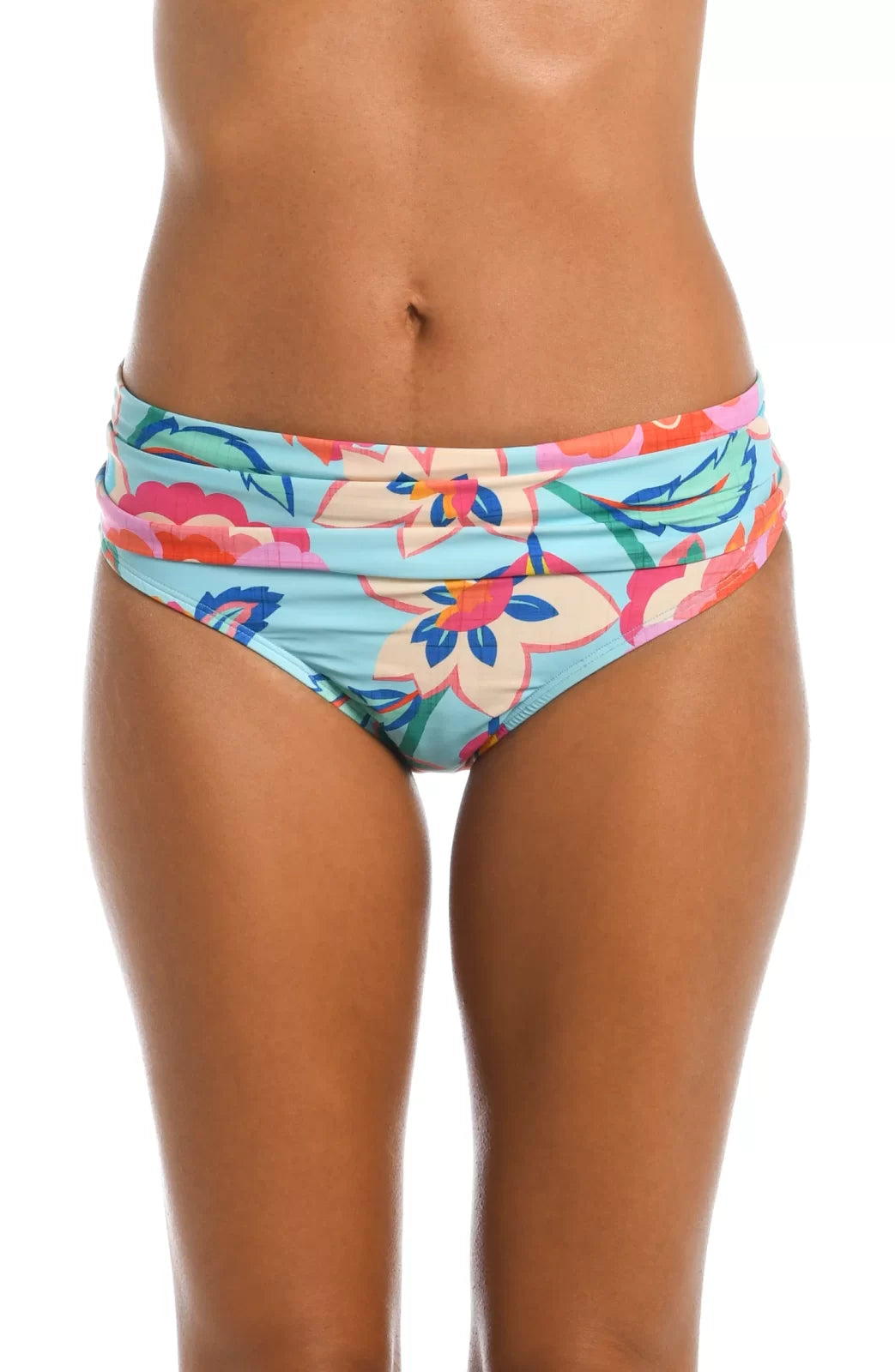 BREEZY SASHBAND BOTTOMS floral swimwear from Raggdoll Boutique, perfect for stylish summer outfits in Port Aransas.