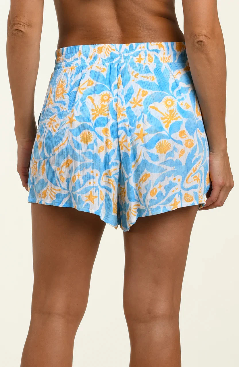 Trinket Treasures Beach Shorts- Sky