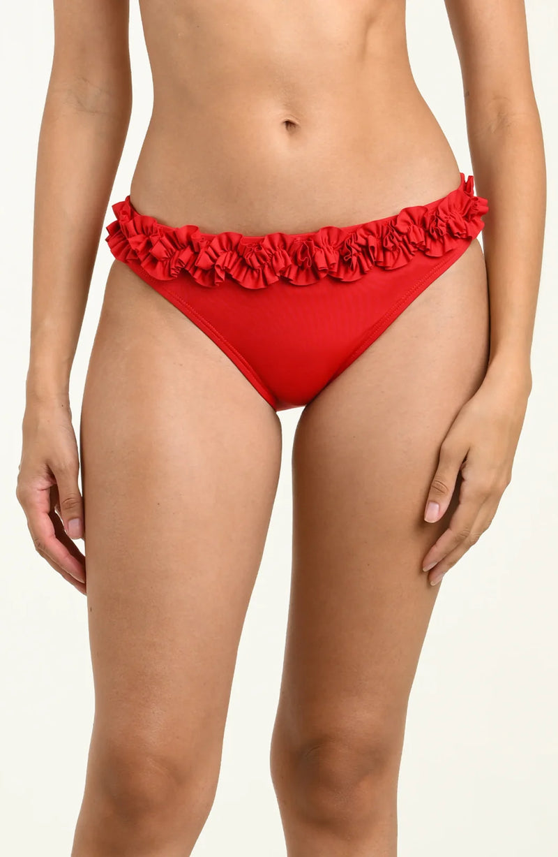 Island Goddess Hipster Bottom - Ruby
