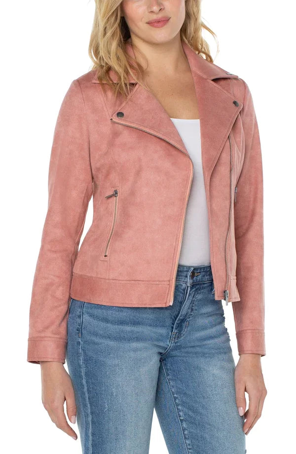 Stylish LIVERPOOL MOTTO JACKET-COLOR HAZE from Raggdoll Boutique, perfect for trendy coastal style and summer outfits Texas.