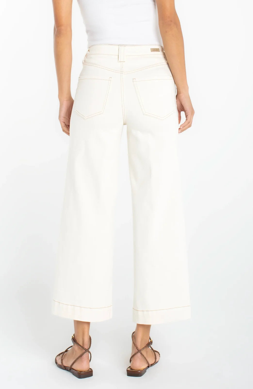 LP Wide Leg Crop w/Patch Pocket -Seaside Dunes