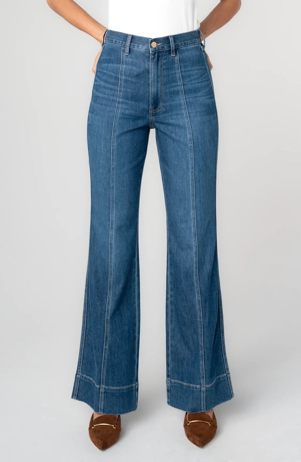 LP Relaxed High Rise Seamed Bootcut -Bayshore
