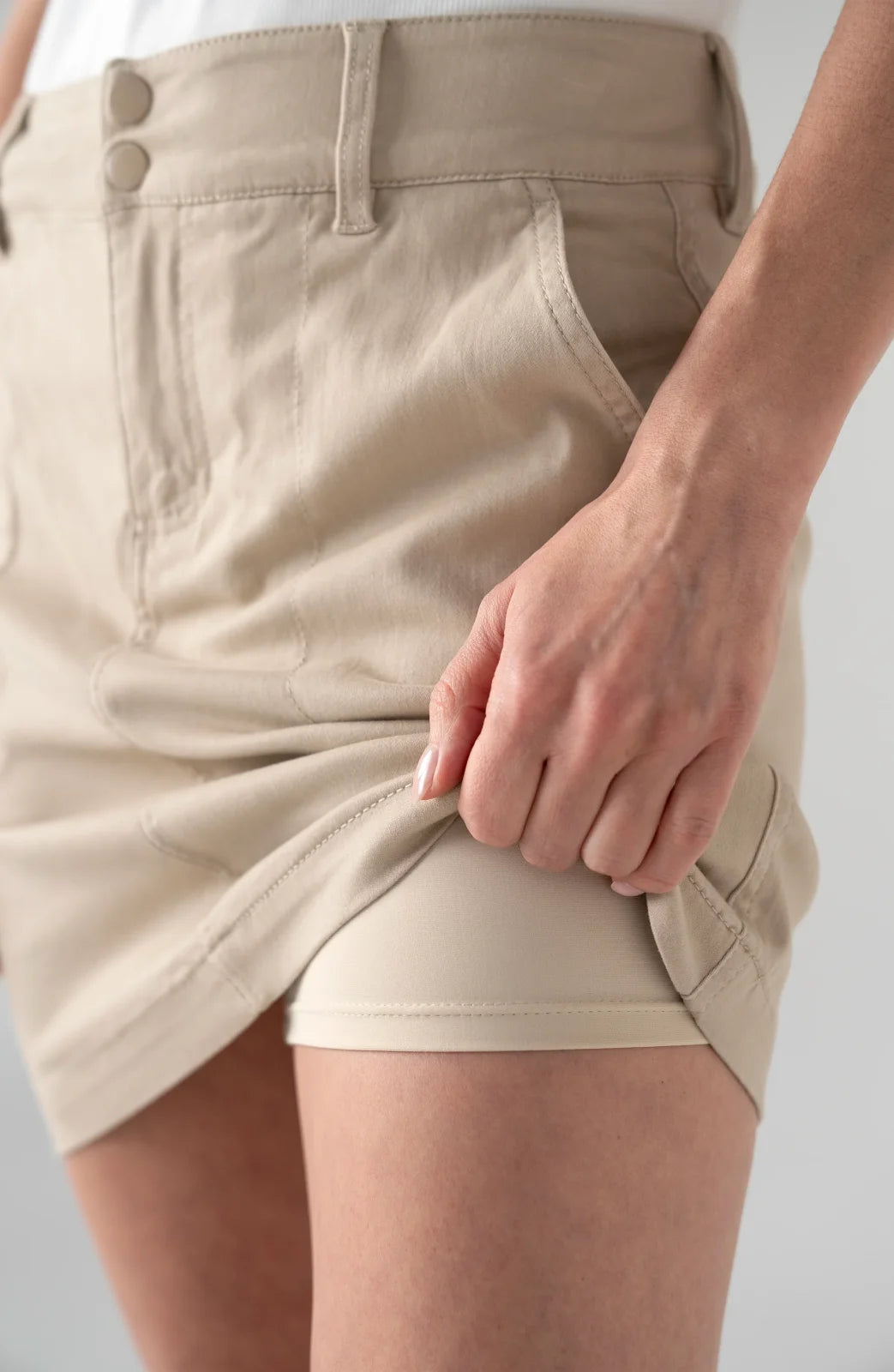 LP Utility Skort- Safari Sand