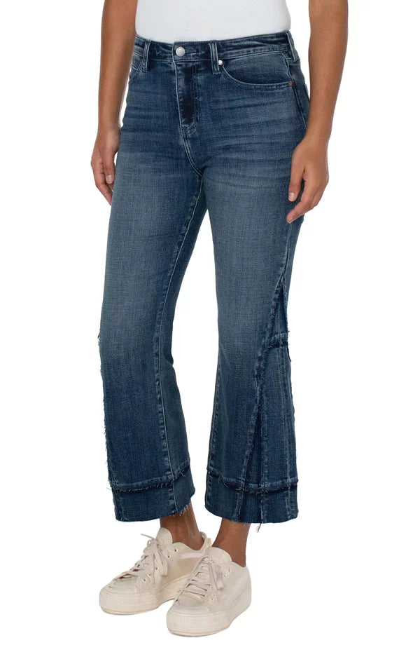 LP HANNAH HI-RISE CROP FLARE WITH SEAM DETAIL from Raggdoll Boutique, perfect for trendy coastal style.