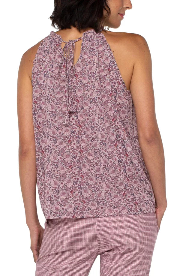 LIVERPOOL WILDFLOWER DITSY HALTER-STYLE TOP at Raggdoll Boutique, perfect for trendy coastal style and summer outfits Texas.