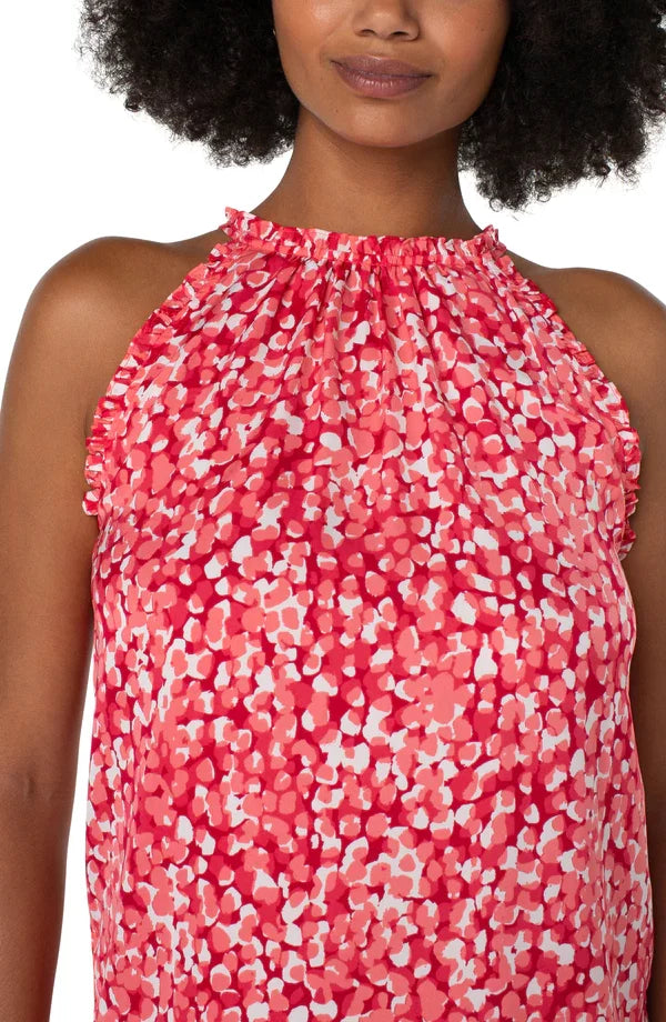 LIVERPOOL WATERMEL SUGAR HALTER TOP available at Raggdoll Boutique, perfect for summer outfits in Texas.