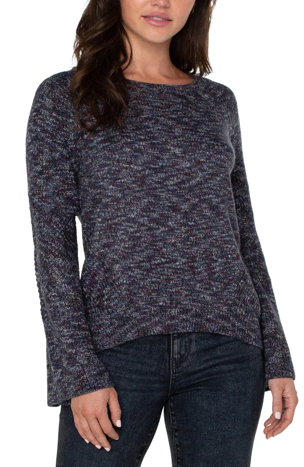 LIVERPOOL STARRY NIGHT SWEATER available at Raggdoll Boutique, a coastal fashion boutique in Port Aransas.