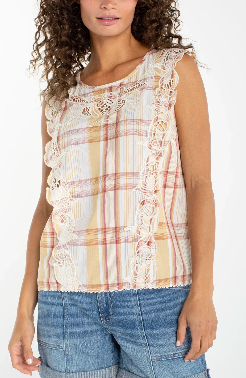 LP Dolman Embroidered Woven Top-Gold Mauve