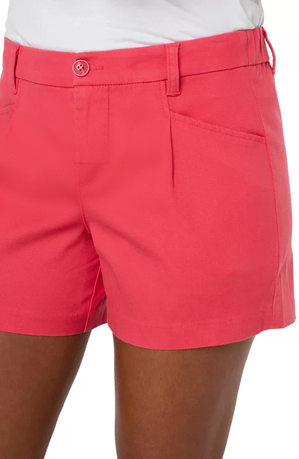 LIVERPOOL WATERMEL SUGAR TROUSER SHORTS from Raggdoll Boutique in vibrant watermelon color.