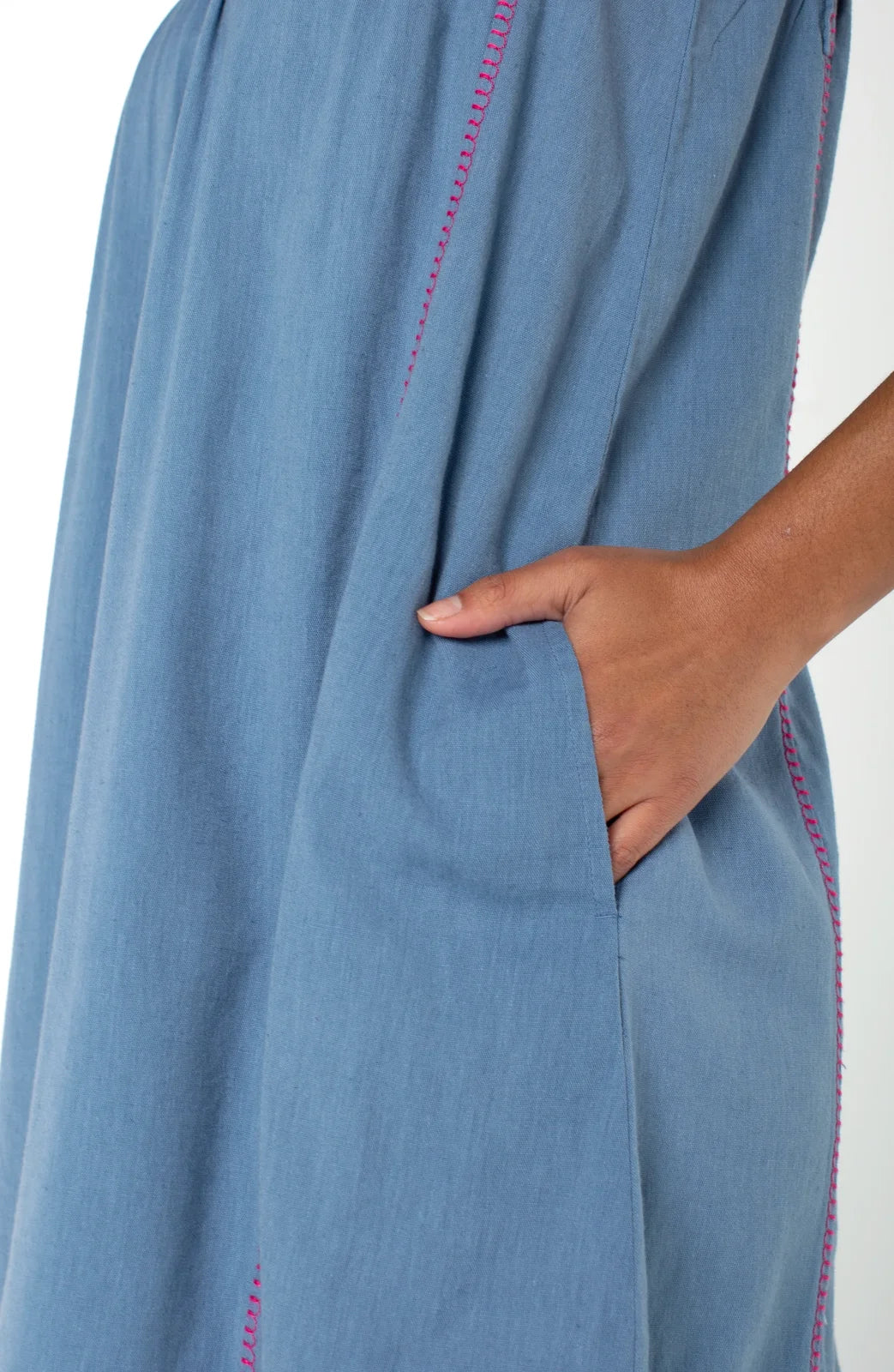 LP Flutter Sleeve V-neck Woven Dress