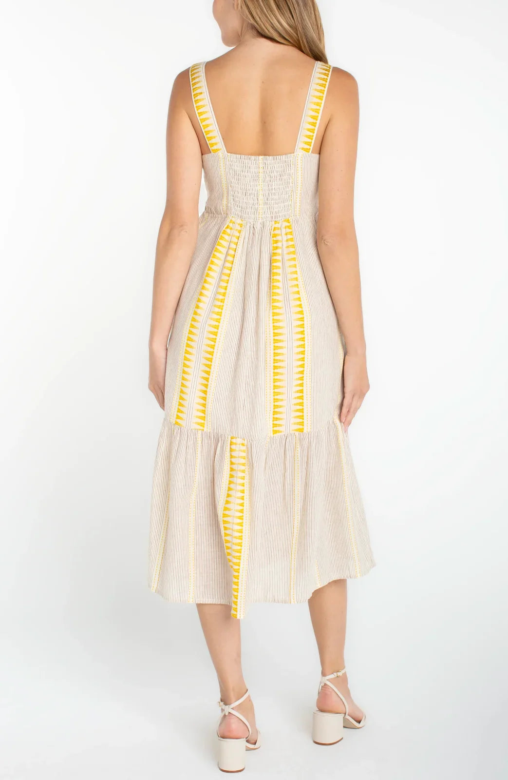 LP Sleeveless Midi Dress -Yellow Cream
