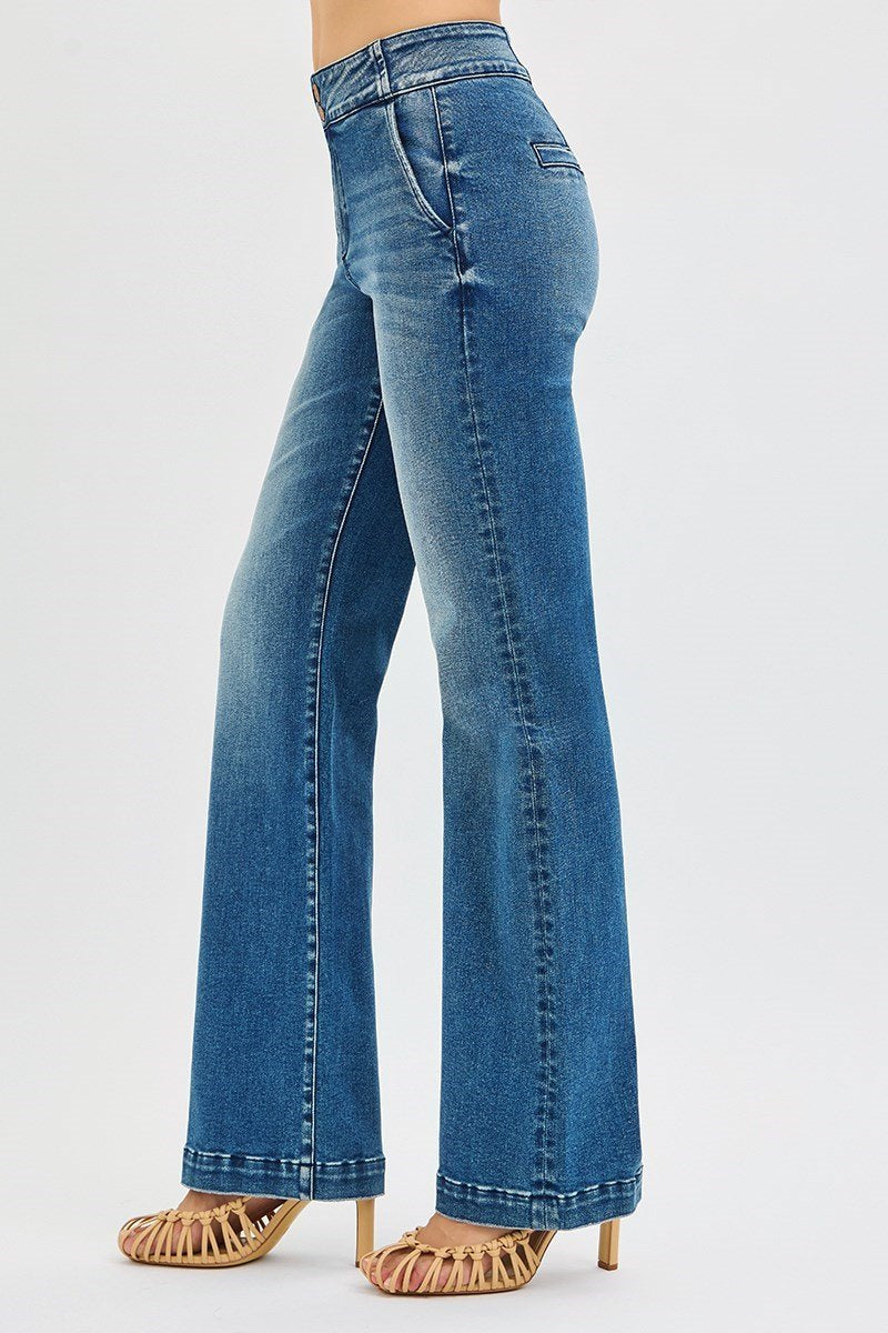 Risen HR Bootcut- Dark Double Button