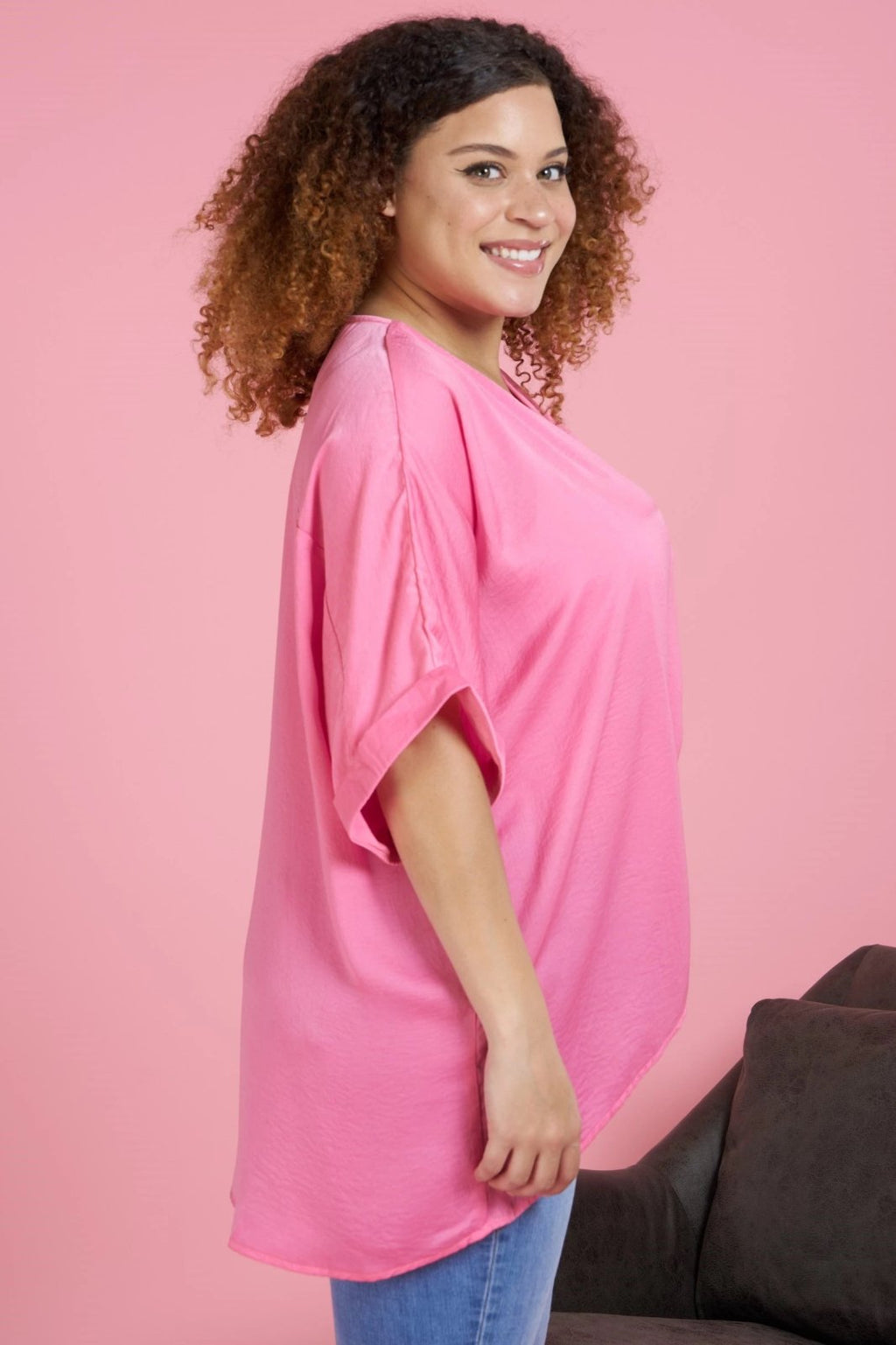 PLUS PINK TOP from Raggdoll Boutique, perfect for summer outfits in Port Aransas coastal style.