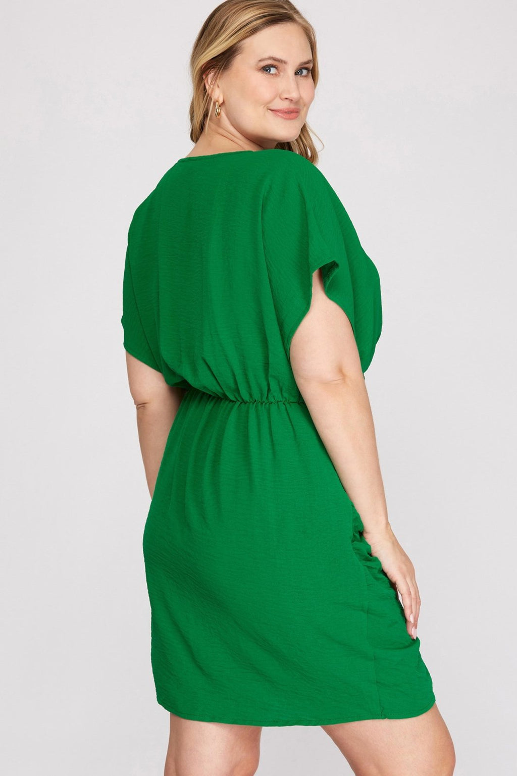 PLUS KELLY GREEN DRESS from Raggdoll Boutique, perfect for summer outfits and vacation wardrobe in Port Aransas.