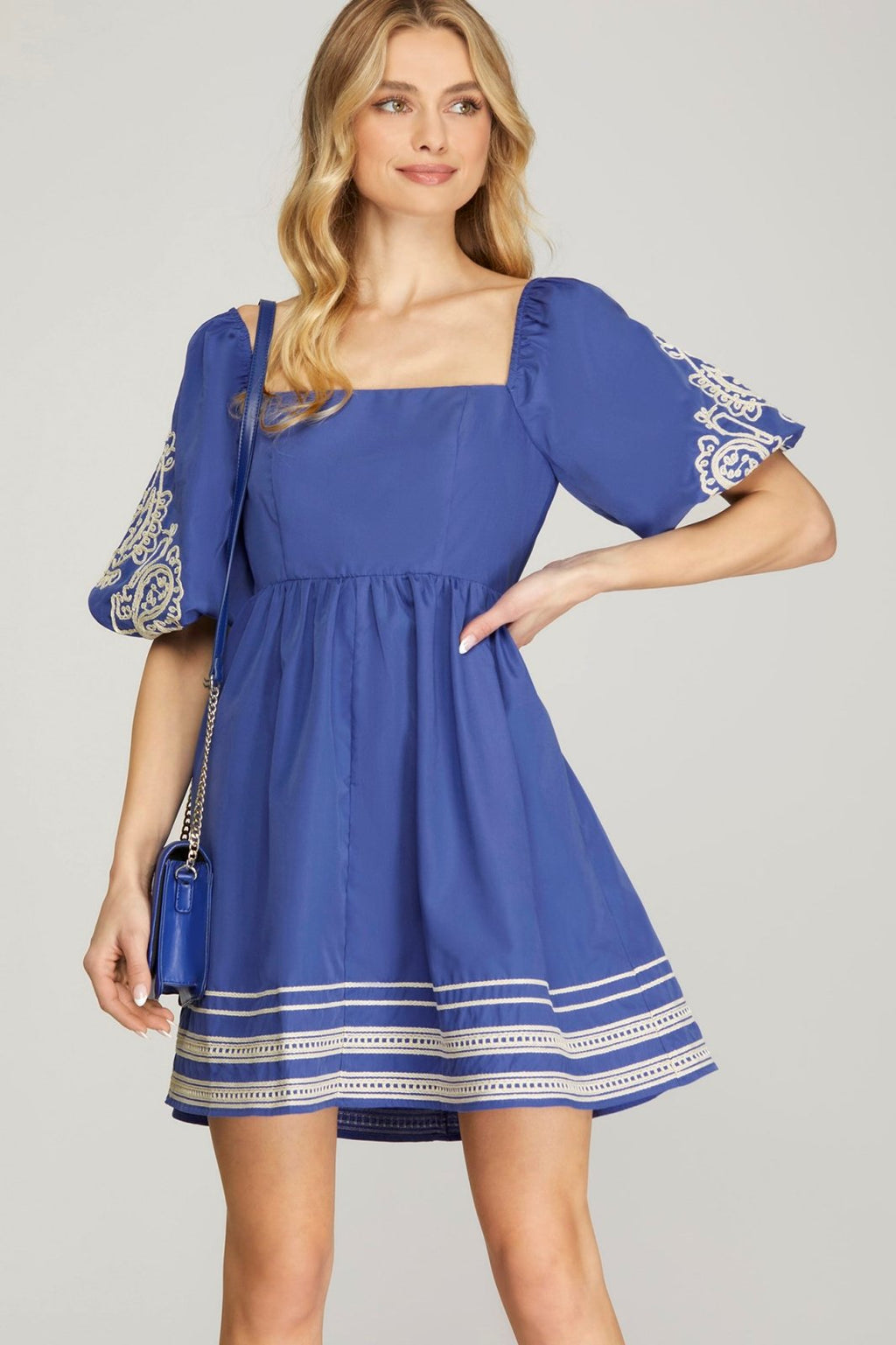 Let Me Be Your Royal Dress from Raggdoll Boutique features trendy coastal style for summer outfits.