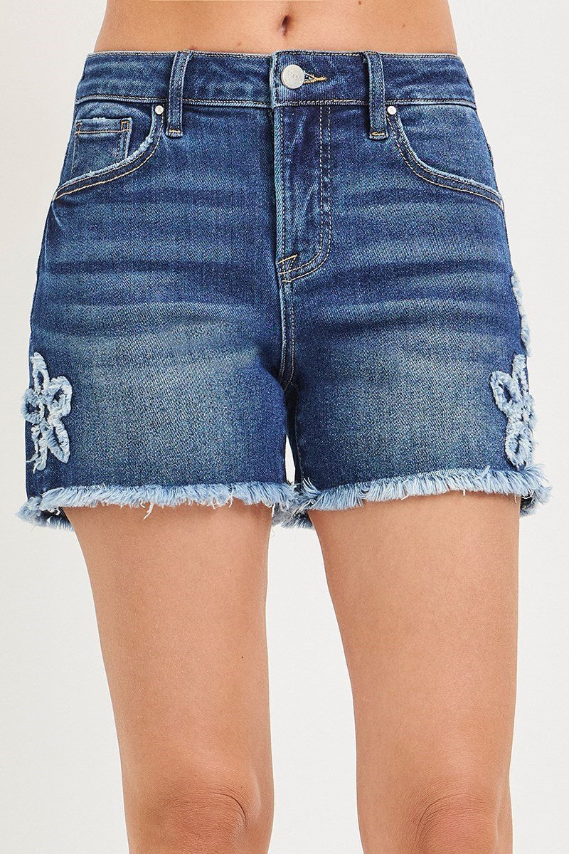 Risen Flower Patch Shorts
