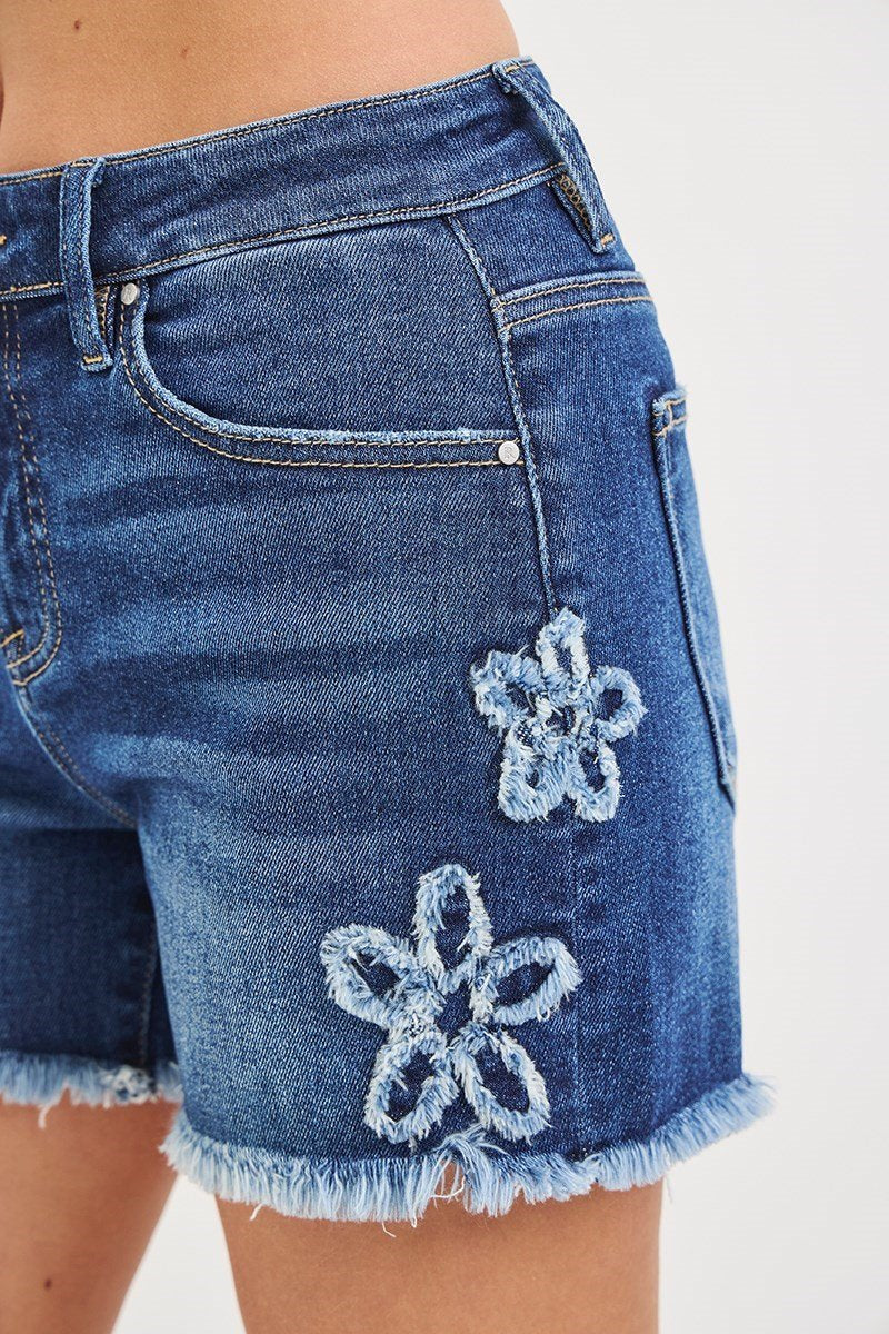 Risen Flower Patch Shorts