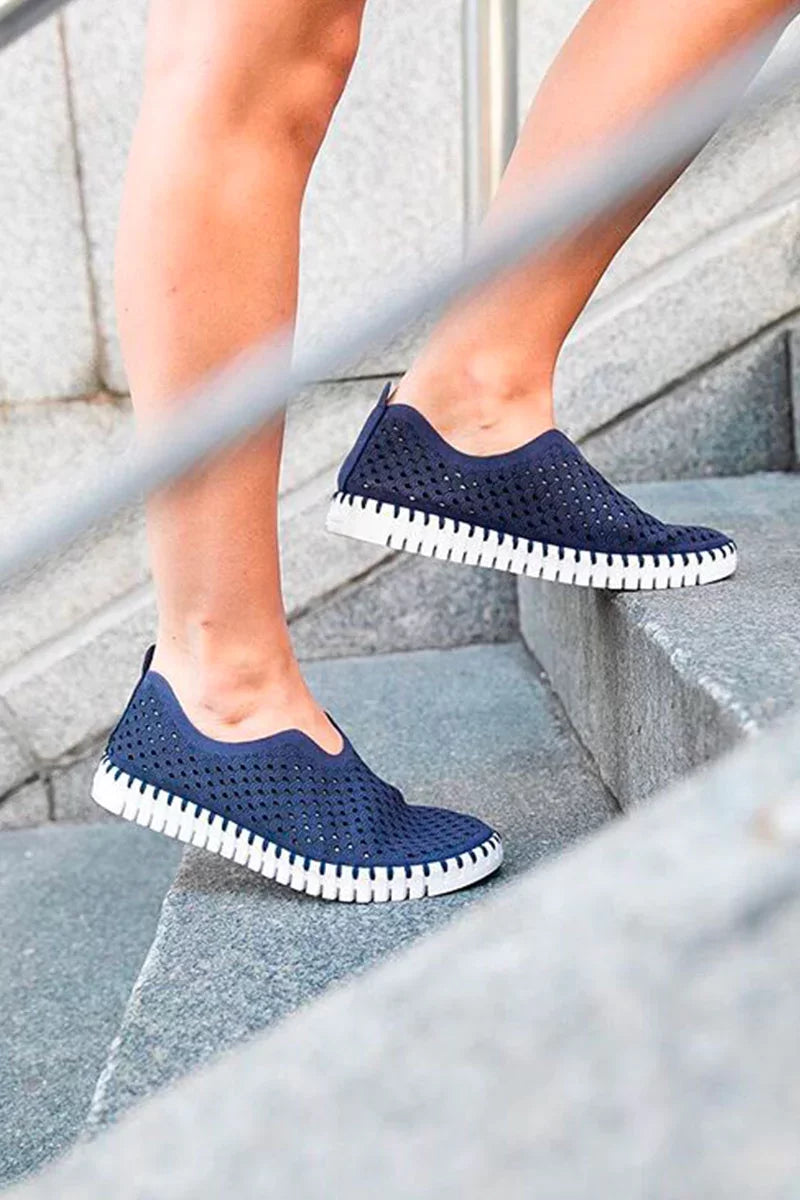 DARK INDIGO TULIPS by ILSE JACOBSEN 139 lightweight shoes, perfect for summer outfits Texas, from Raggdoll Boutique.