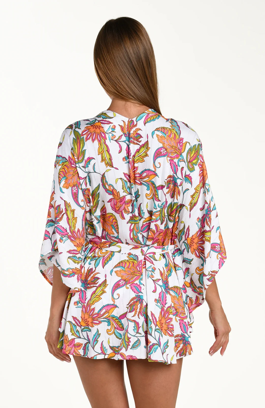 Wild Vines Open Front Kimono