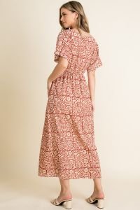 SIMPLE & SWEET THML MIDI DRESS in a trendy coastal style, perfect for summer outfits Texas from Raggdoll Boutique.