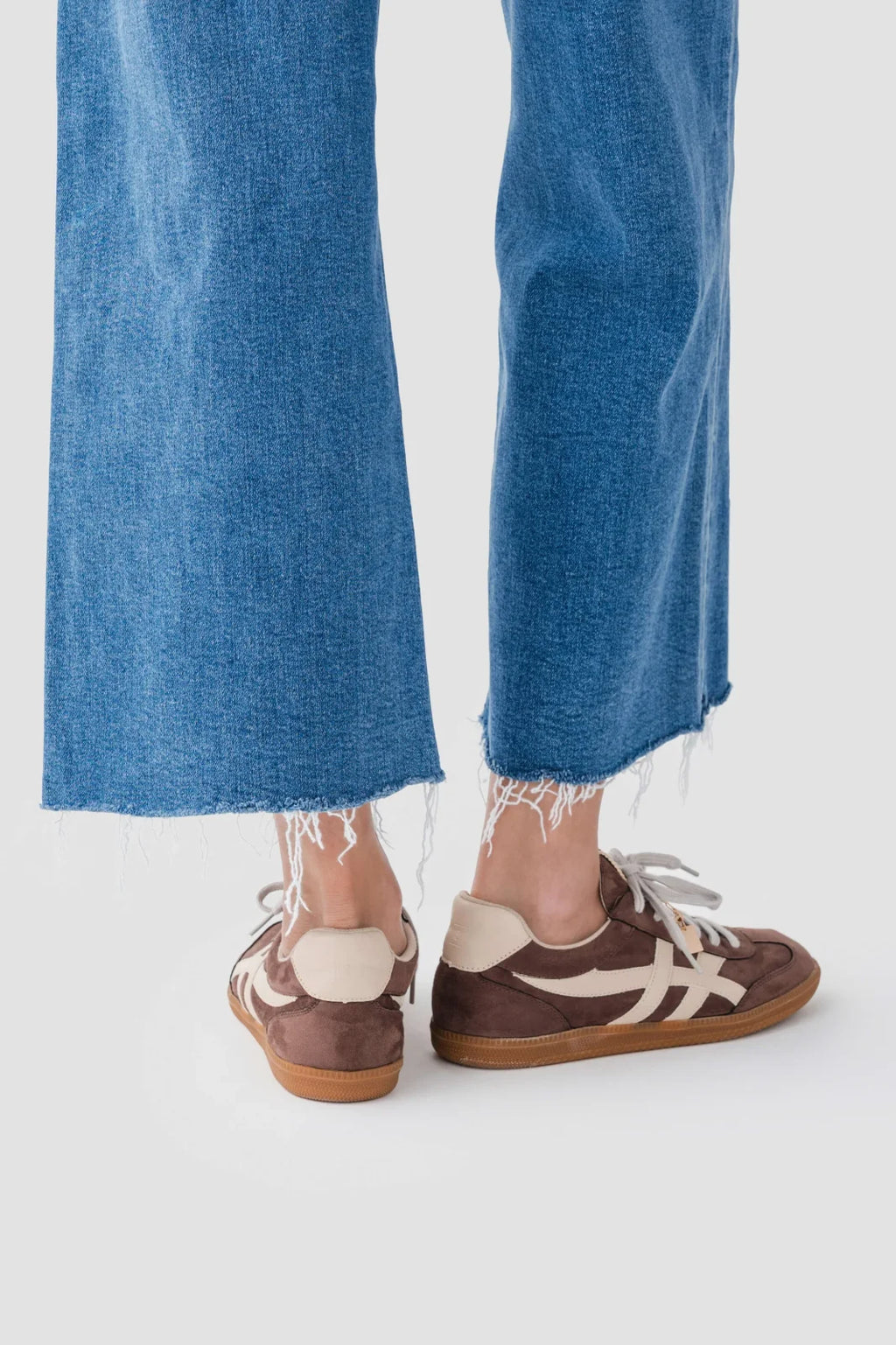 Sasha Sneaker in Brown Suede