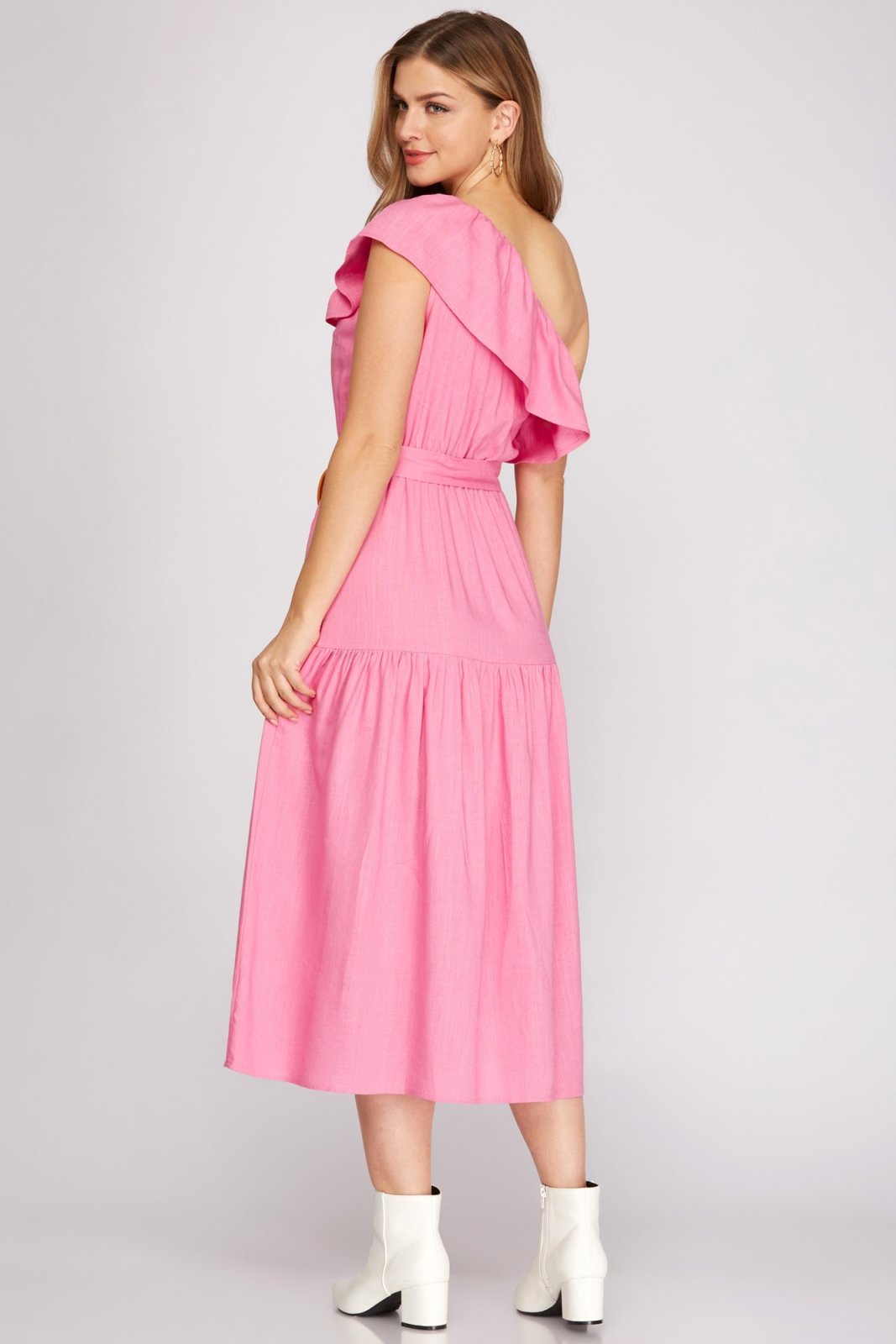 Lovely in pink dress from Raggdoll Boutique, perfect for summer outfits Texas and vacation wardrobe boutique.