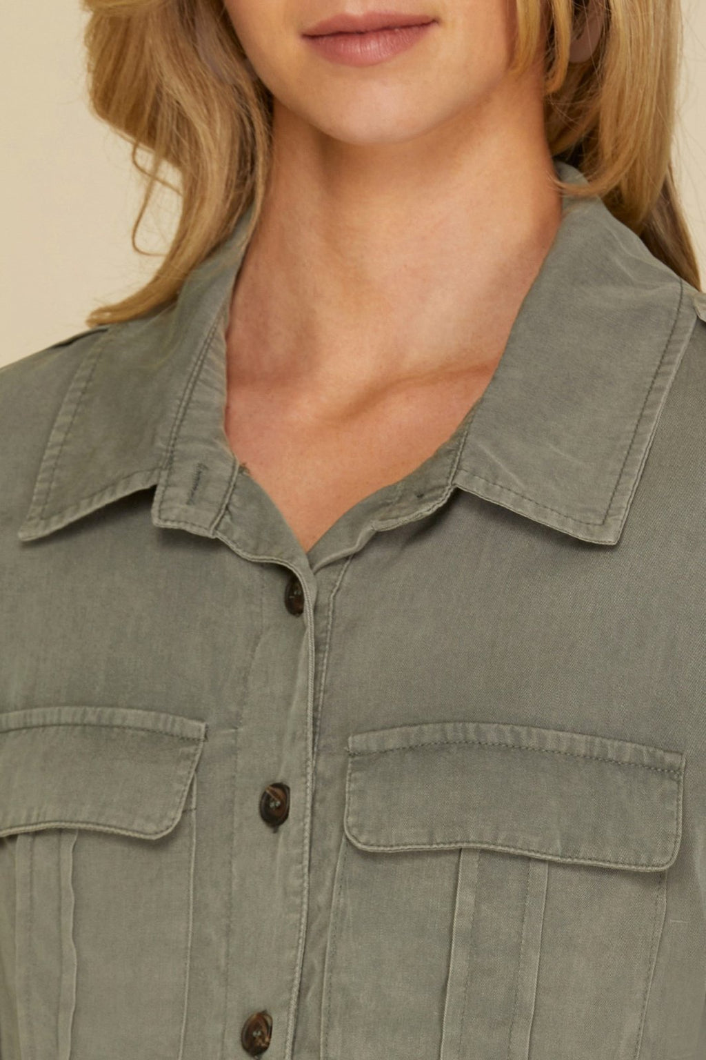 FAVORITE ROMPER IN OLIVE featured at Raggdoll Boutique, perfect for summer outfits Texas and trendy coastal style.
