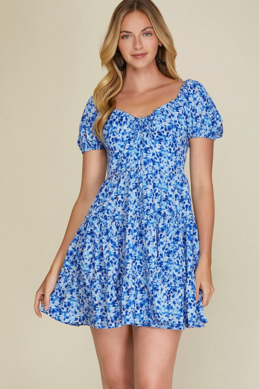 Sweet Blues Dress from Raggdoll Boutique, a trendy coastal style for summer outfits Texas.
