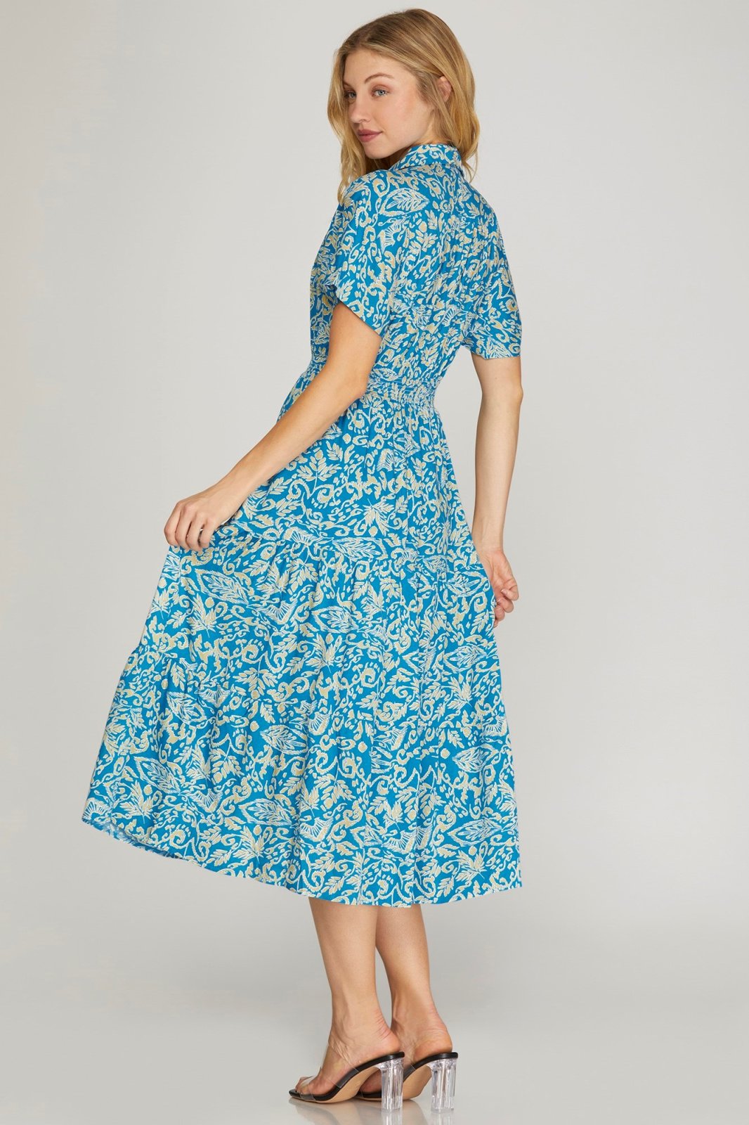 Greek Isles are Calling Dress from Raggdoll Boutique, perfect for coastal fashion and summer outfits in Texas.