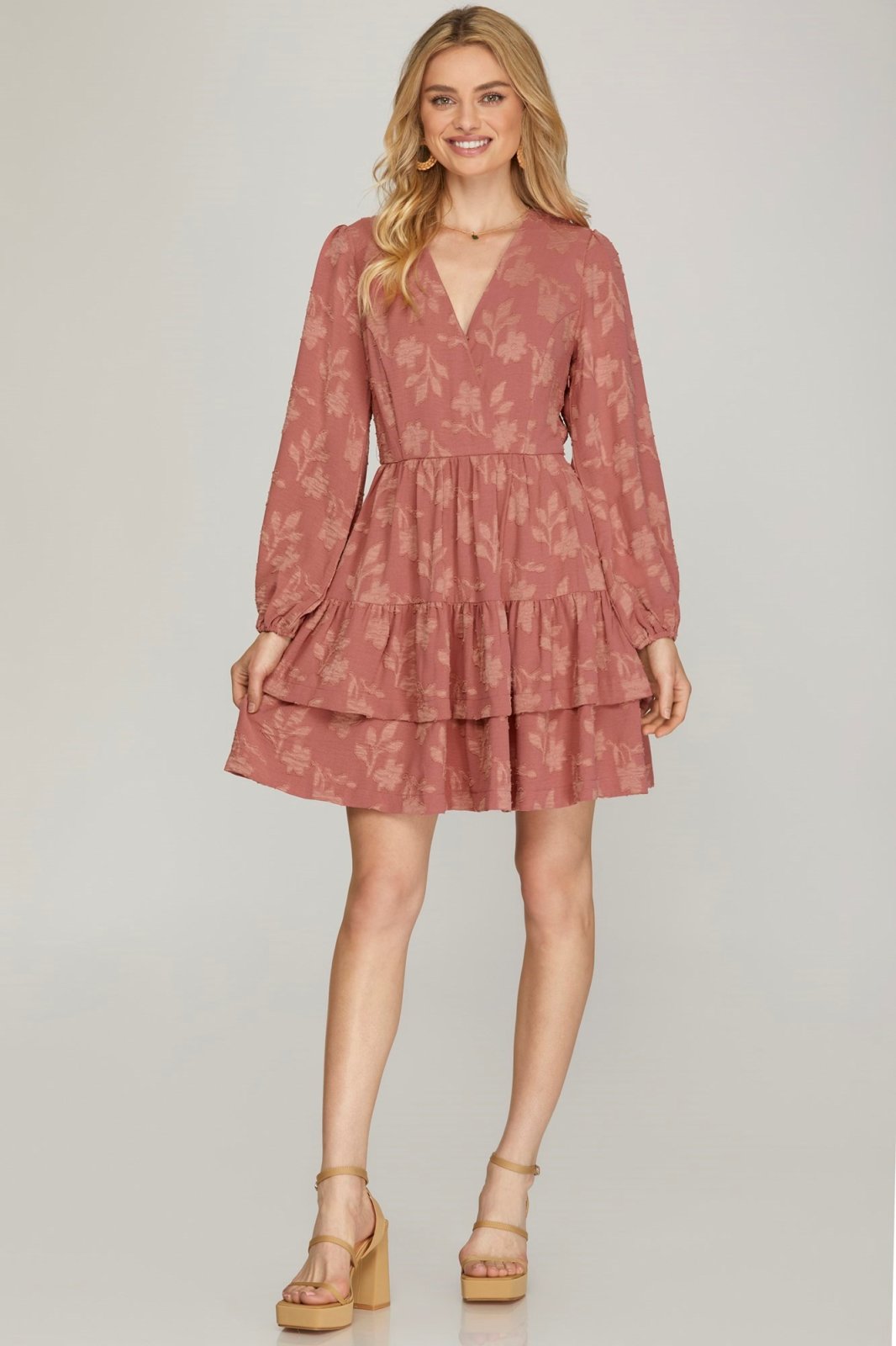 Rose Dress from Raggdoll Boutique, a trendy coastal style perfect for summer outfits in Port Aransas.