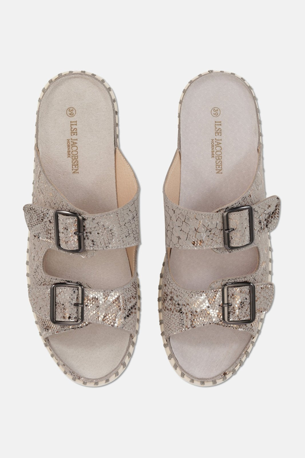 WHEAT TULIP SANDALS DOUBLE STRAP W/BUCKLES by ILSE JACOBSEN from Raggdoll Boutique, perfect for trendy coastal style.