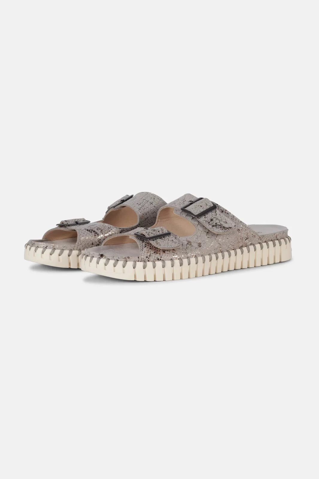 WHEAT TULIP SANDALS DOUBLE STRAP W/BUCKLES by ILSE JACOBSEN at Raggdoll Boutique, perfect for trendy coastal style.