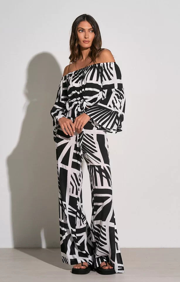 BARBADOS PRINT TIE TOP from Raggdoll Boutique, perfect for trendy coastal style and summer outfits Texas.