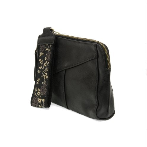 Gigi-New Black Crossbody w/ Woven Strap