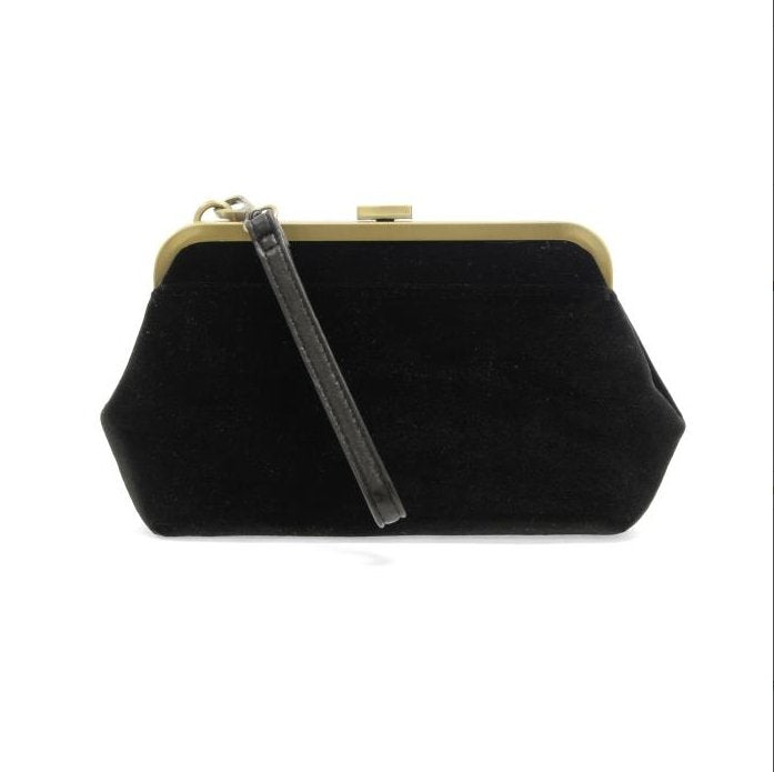 Black Velvet Vivie Wristlet