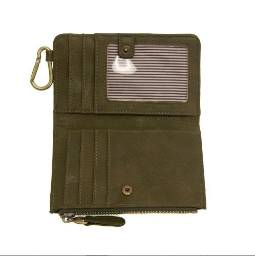 Bobbie- Olive Bifold Wallet
