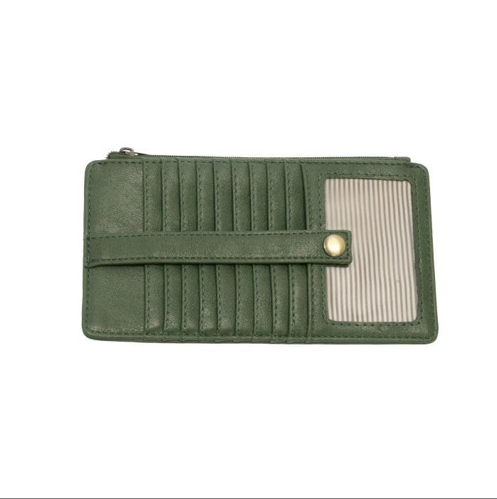 Kara- New Dark Pine Green Mini Wallet