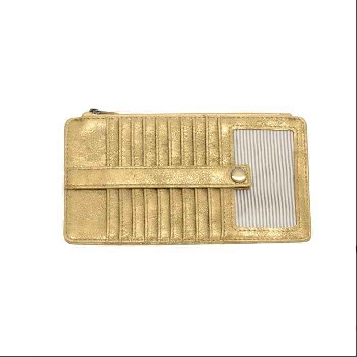 Kara- New Metallic Gold Mini Wallet